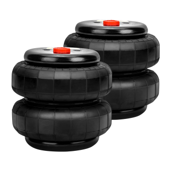 Standard 2500 lb Air Bag single 1/2npt port air spring Bag Double Bellows 2pcs