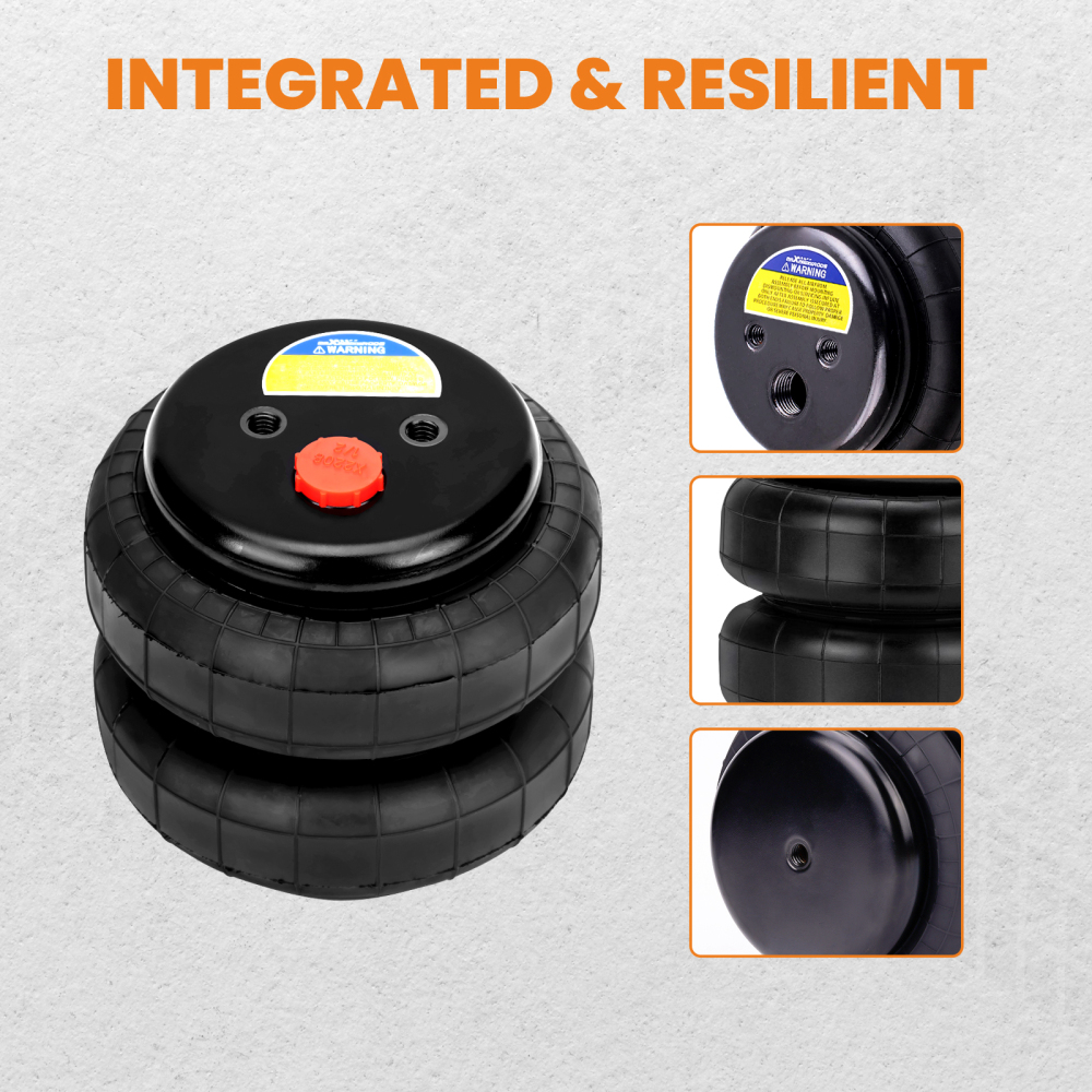Standard pneumatic air Suspension pair 2500 lb 1/2 