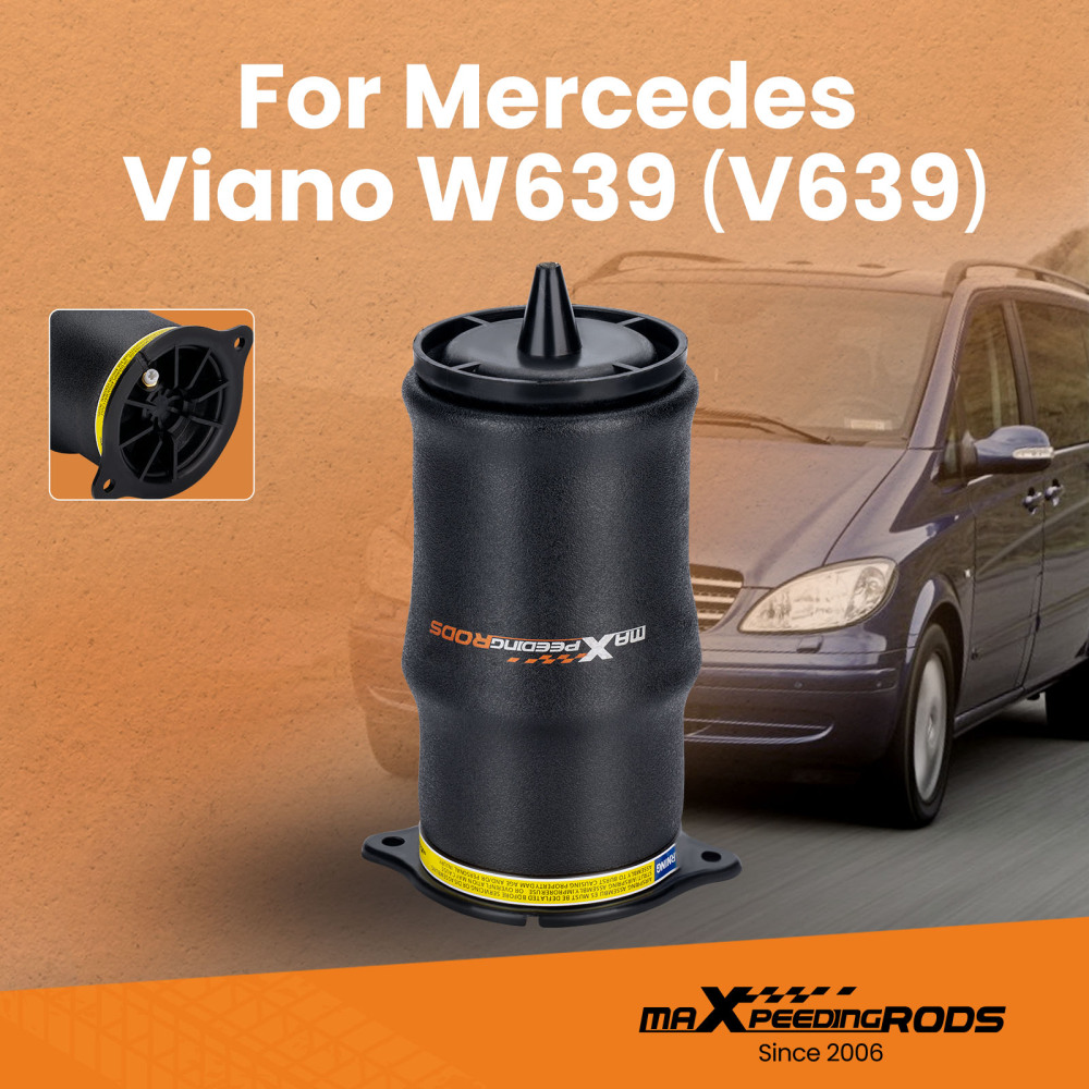 Arrière Ressort suspension pneumatique compatible pour Mercedes Vito/Viano W639 6393280201