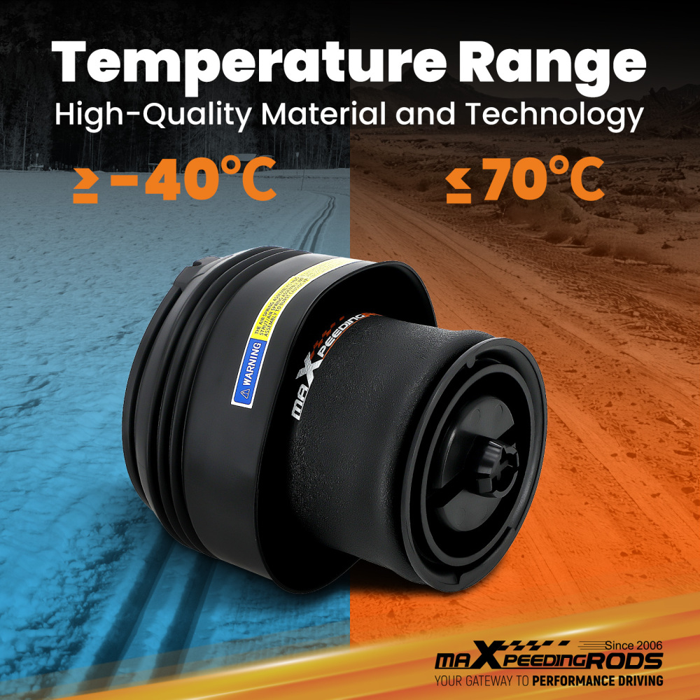 2x Sac Ressort De Suspension Pneumatique Arrière compatible pour BMW X5 F15 E70 X6 F16 E71