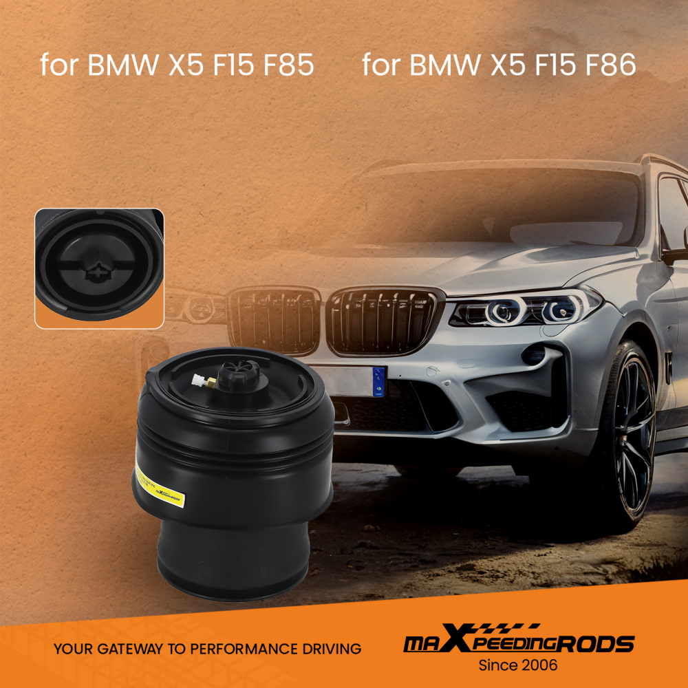 1XRear L or R Air Suspension Spring Bellows compatible for BMW X5 F15 X6 F16 37126795013 UK