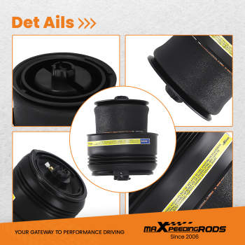 Air Suspension Compressor + Pair Rear Spring Bag compatible for BMW X5 F15 X6 F16 2013-2019