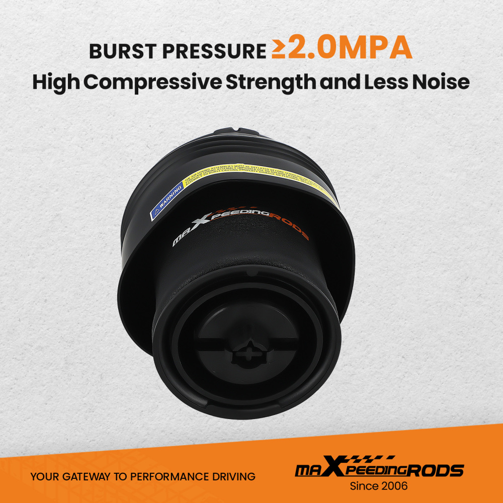 Air Suspension Compressor + Pair Rear Spring Bag compatible for BMW X5 F15 X6 F16 2013-2019