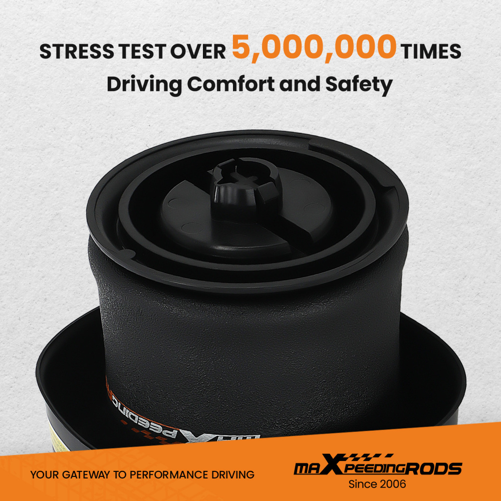 Air Suspension Compressor + Pair Rear Spring Bag compatible for BMW X5 F15 X6 F16 2013-2019