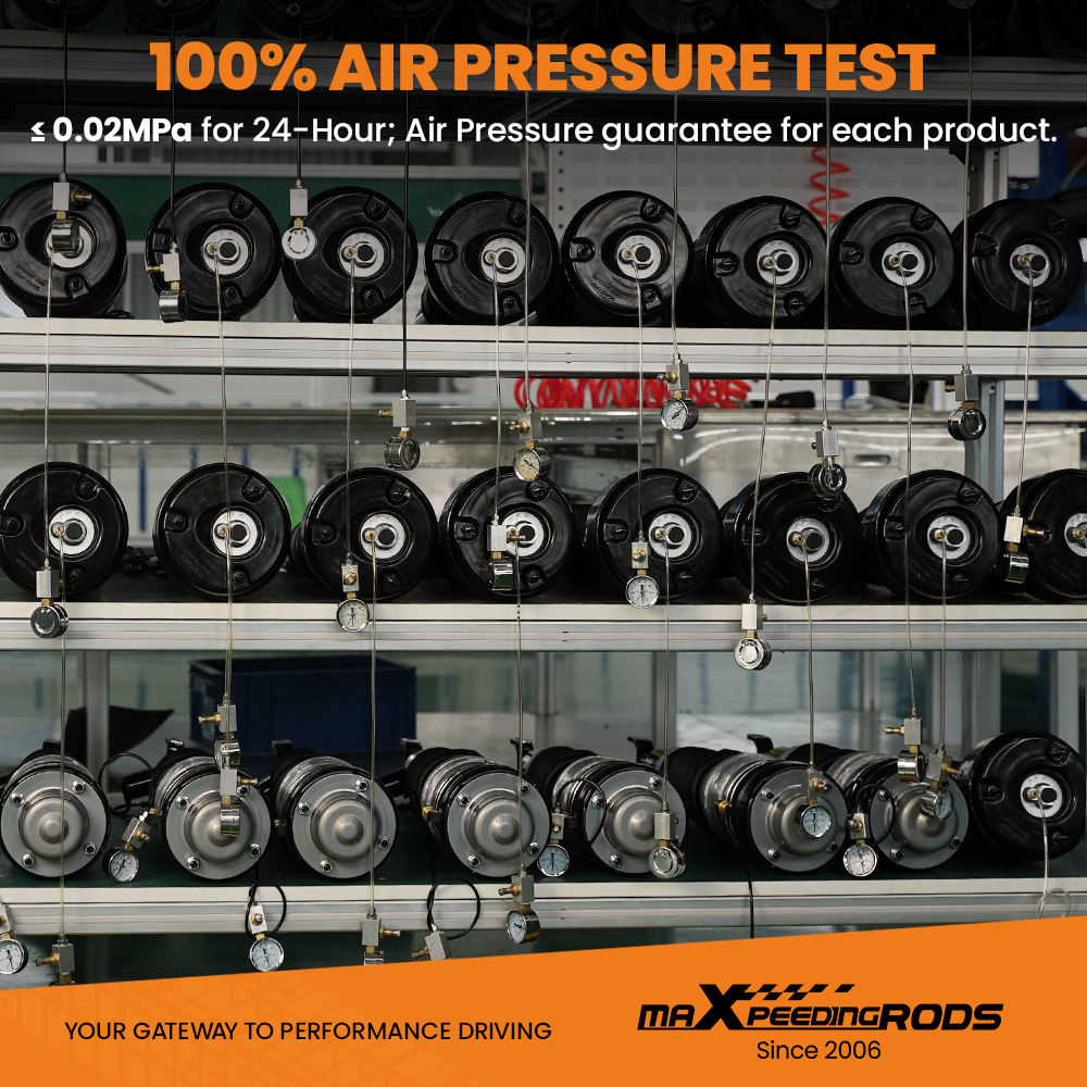 Air Suspension Compressor + Pair Rear Spring Bag compatible for BMW X5 F15 X6 F16 2013-2019