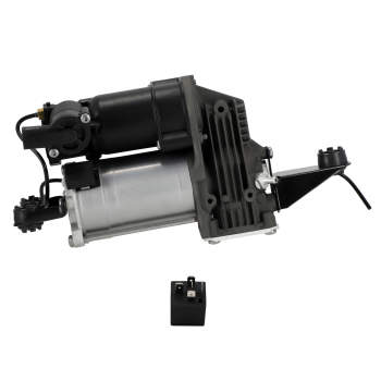 Pair Air Suspension Spring Bag1x Air Compressor Pump compatible for BMW 5 Series E61