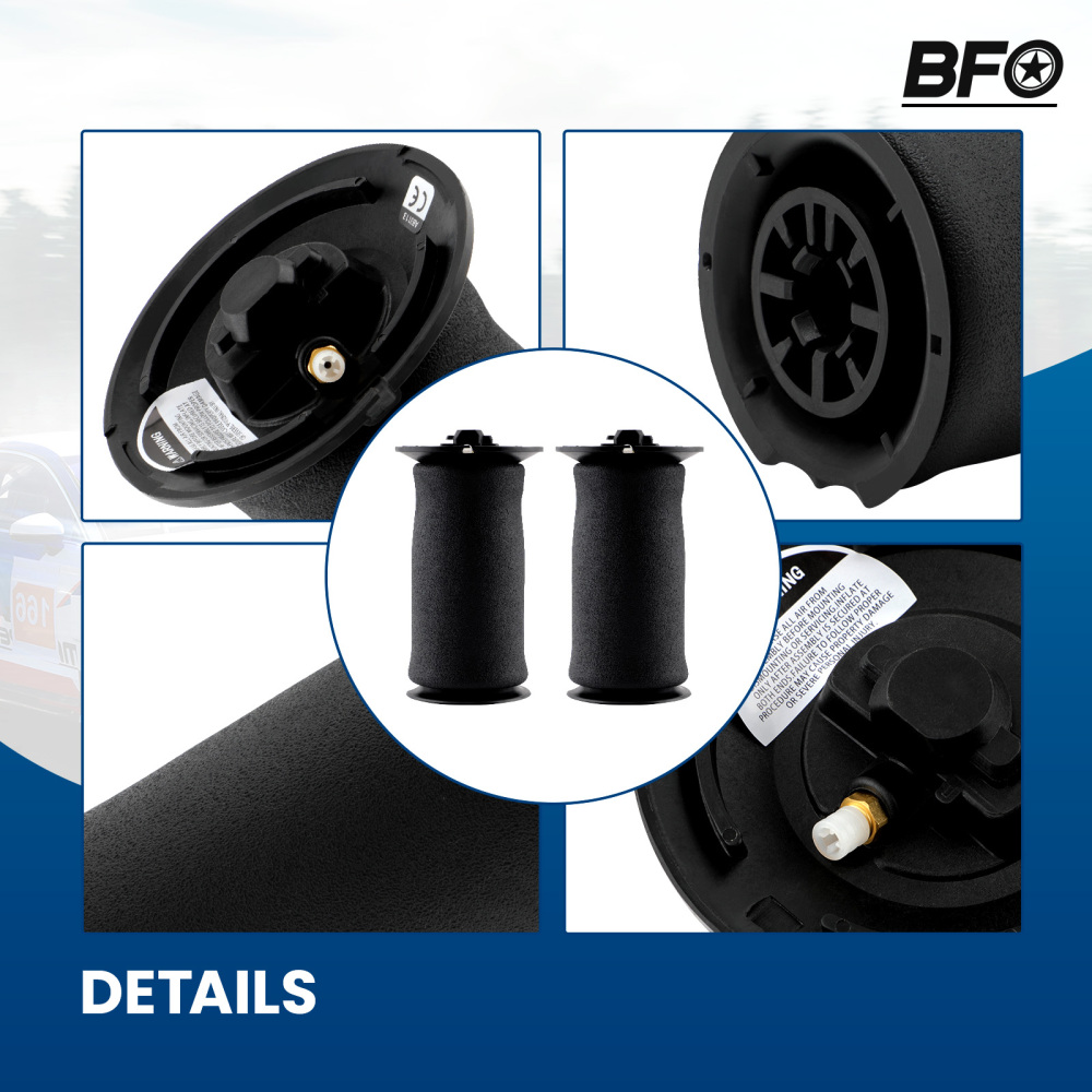 Pair Rear Air Suspension Bag compatible for BMW 5 Series E61 Spring Shock 37126765602