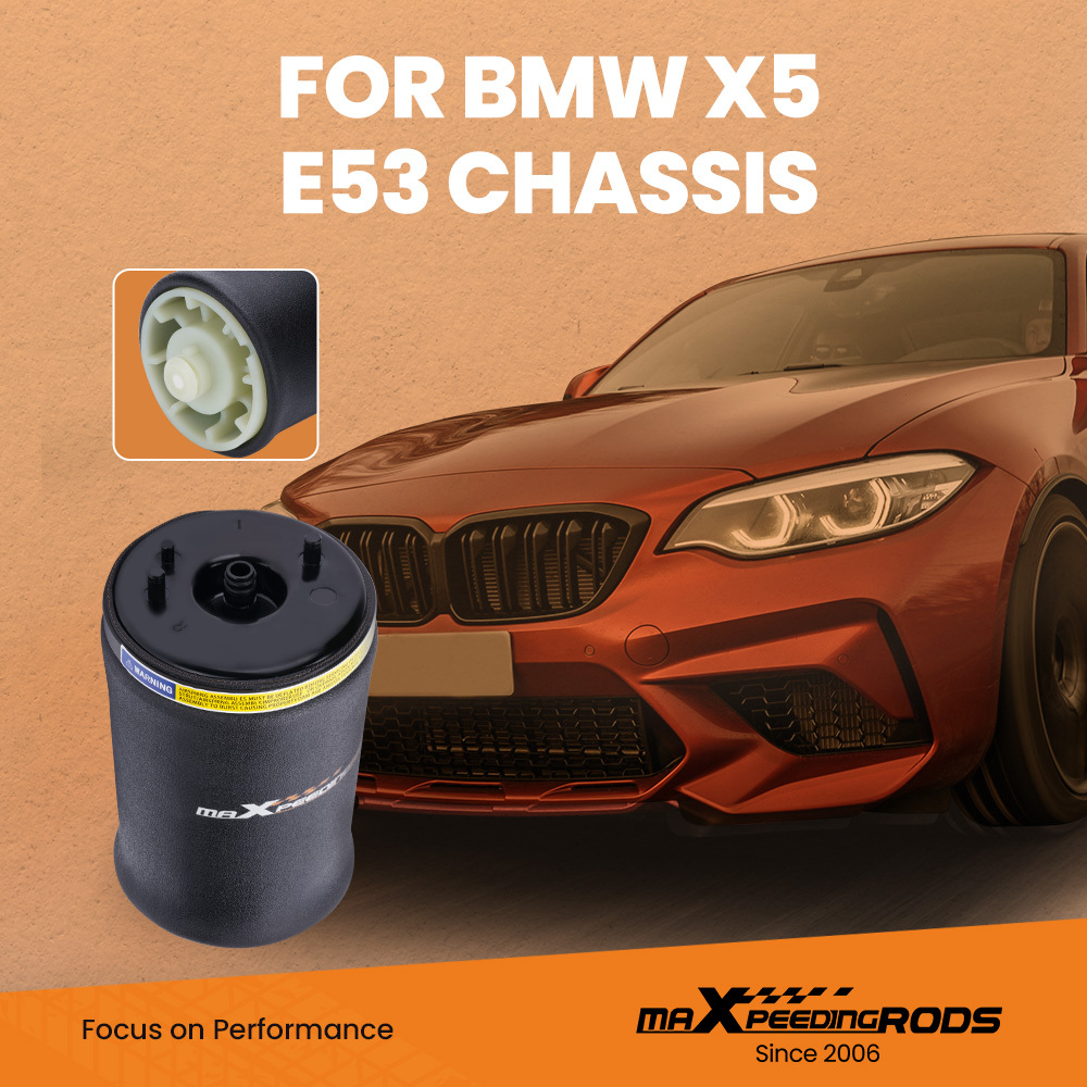 Right Rear Air Spring bag Springs Ride Bellow compatible for BMW E53 X5 37126750356 NEW