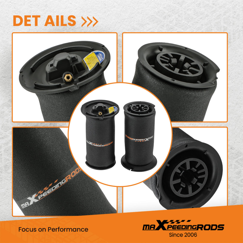 2x Arrière Coussin Suspension Pneumatique compatible pour BMW E61 5er 520d 520i 37126765603