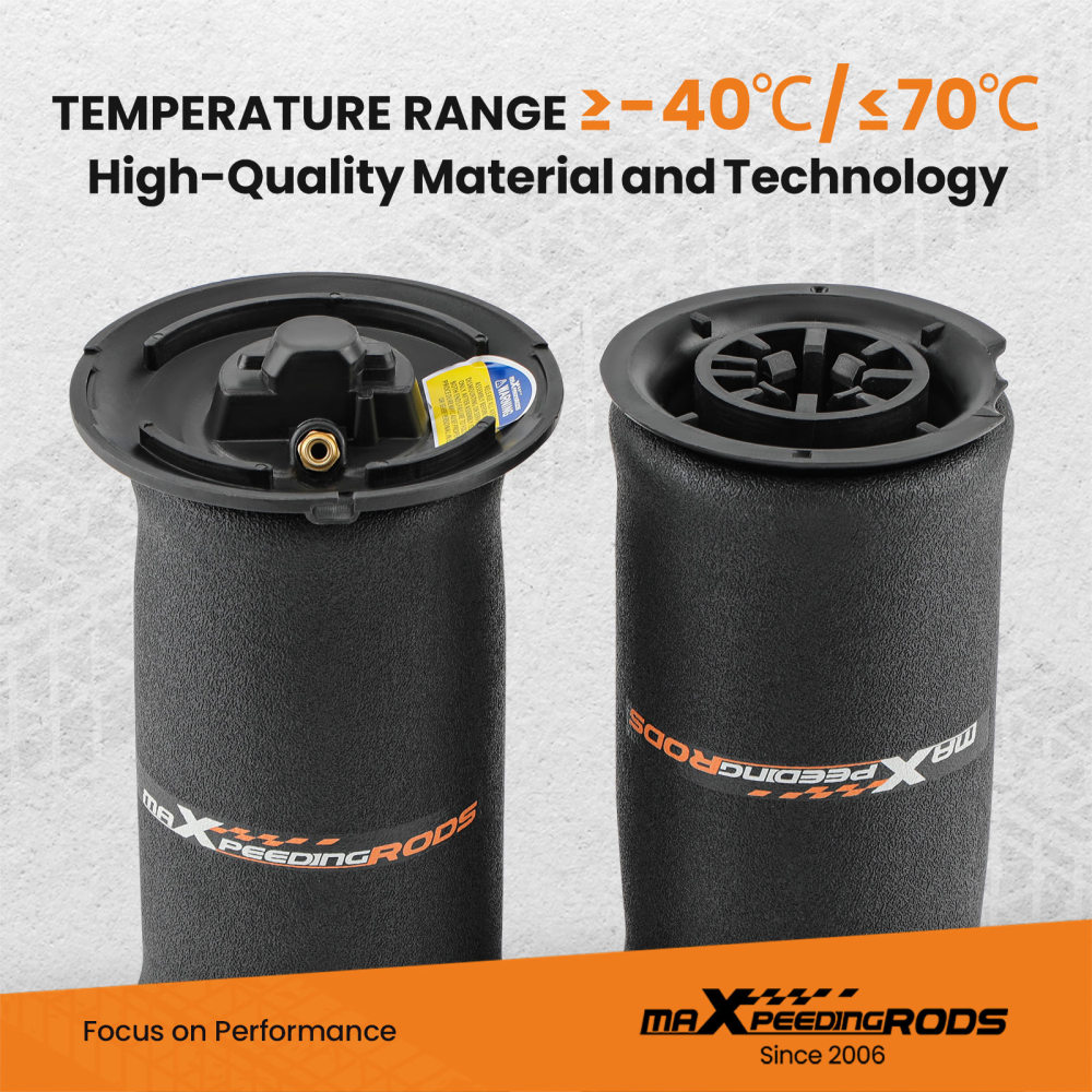 2x Arrière Coussin Suspension Pneumatique compatible pour BMW E61 5er 520d 520i 37126765603