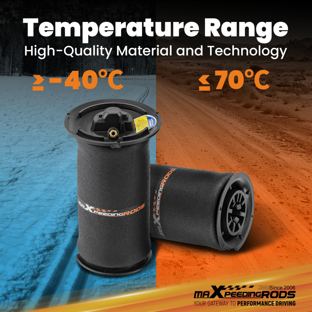 x2 Bolsa de Suspensión Neumática compatible para BMW 5 Series E60 E61 2003-2010 371267656