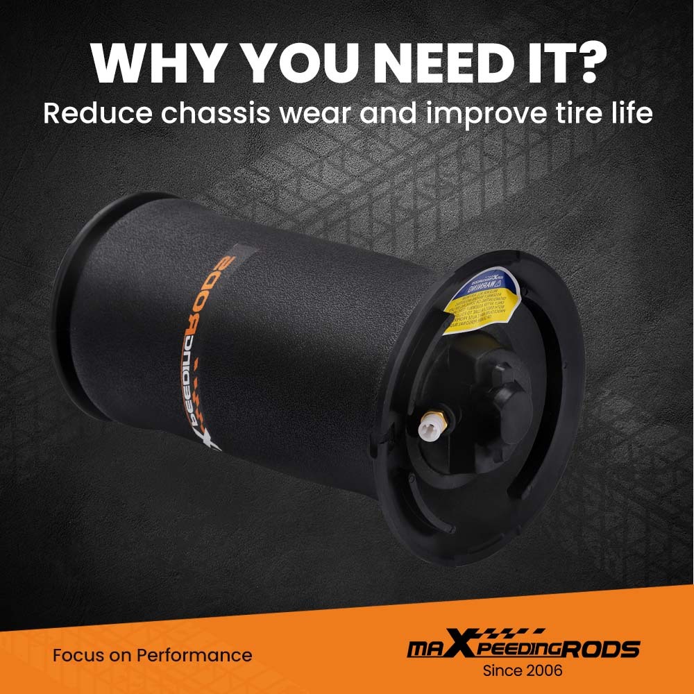 Rear Air Spring Suspension Bag Strut compatible for BMW 5 Series E61 37126765 602 2002-2010