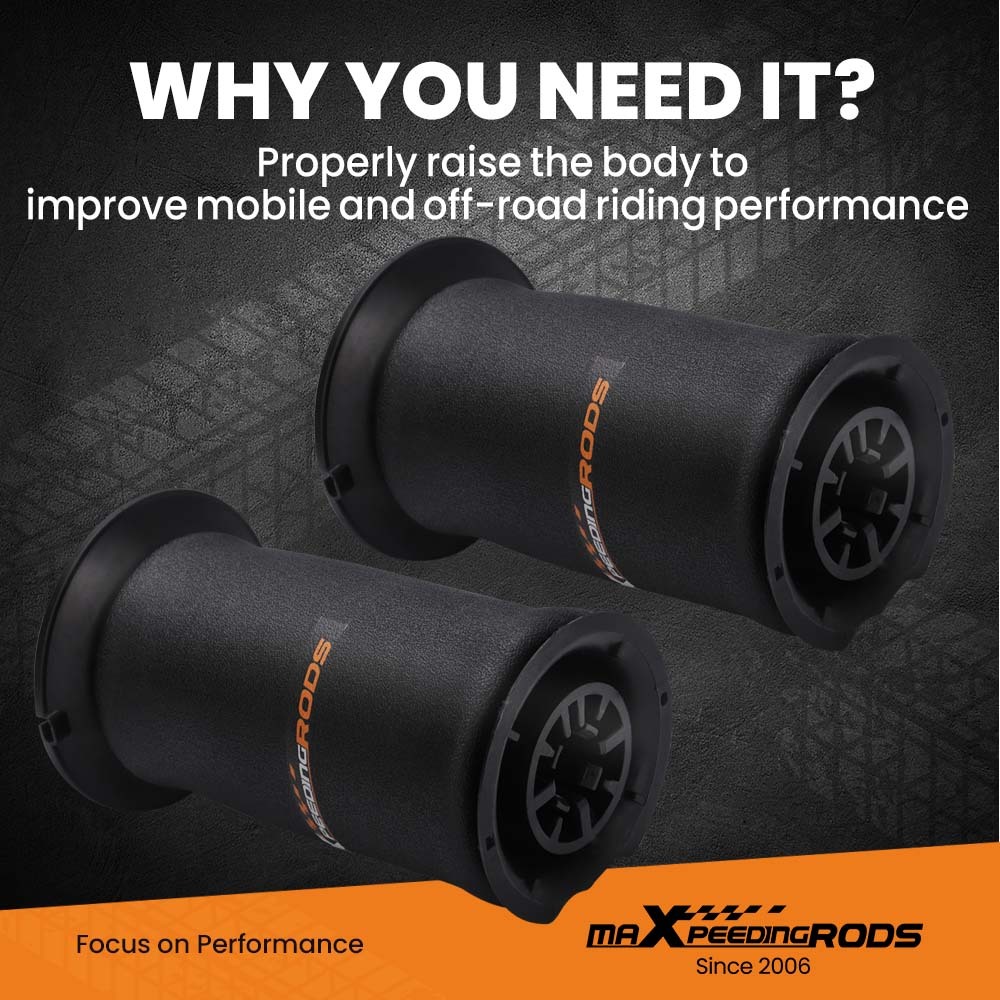 Pair compatible for BMW 5 S E60 E61 03-10 Rear Air Suspension Air Spring Bag 37126765602