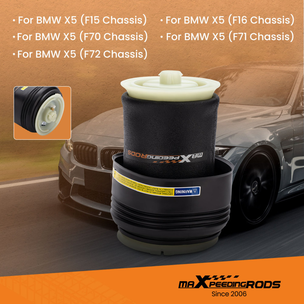 Rear Air Shock Absorber Bag compatible for BMW X5-E70 / X6-E71 E72 Air Spring Strut Bag New