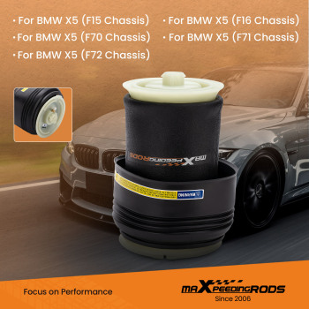 SOSPENSIONI PNEUMATICHE MOLLA PNEUMATICA SOFFIETTO POSTERIORE compatibile per BMW X5 E70 ...