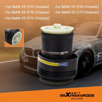 1x Shock Absorber Air Ride Air Spring Bag compatible for BMW X5 E70 X6 E71 E72 37126790078