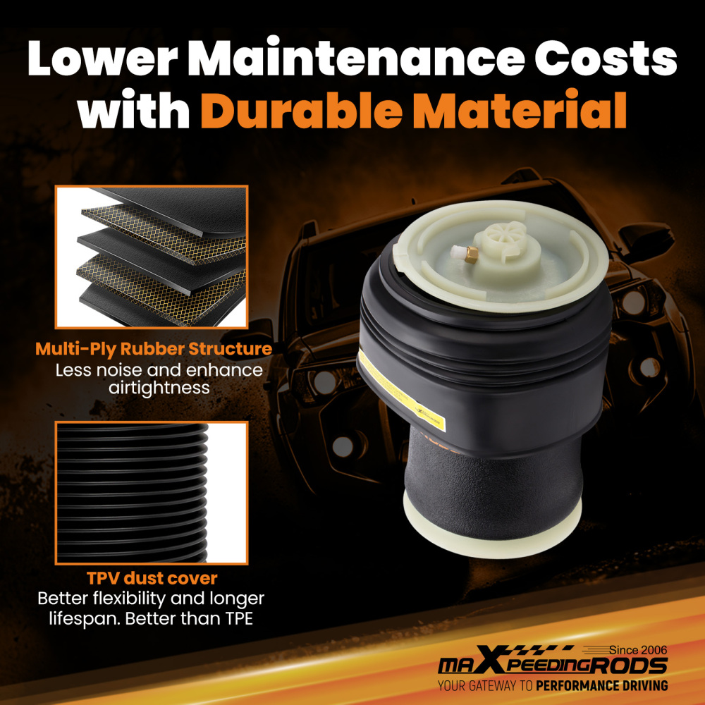 2pcs Sospensioni Pneumatiche Molla Aria Molla Soffietto Posteriore compatibile per BMW E70