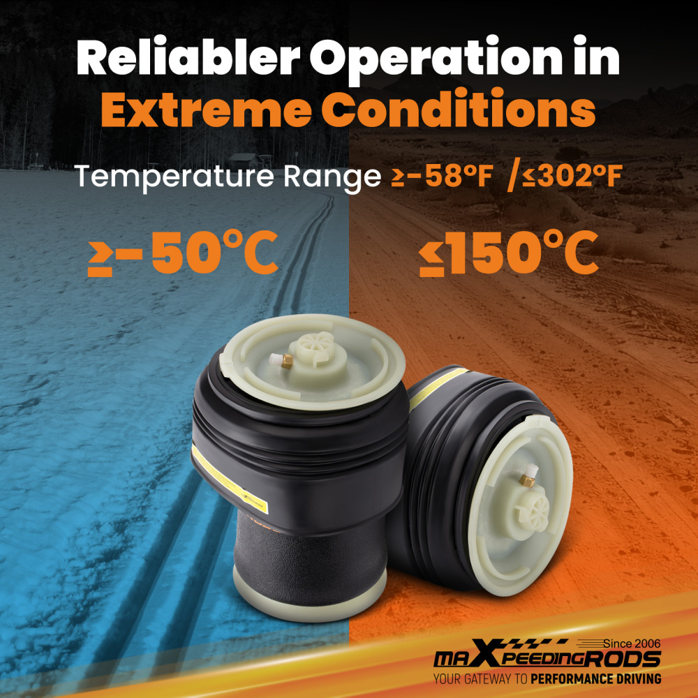 2pcs Sospensioni Pneumatiche Molla Aria Molla Soffietto Posteriore compatibile per BMW E70