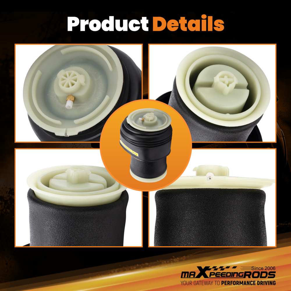 2pcs Sospensioni Pneumatiche Molla Aria Molla Soffietto Posteriore compatibile per BMW E70