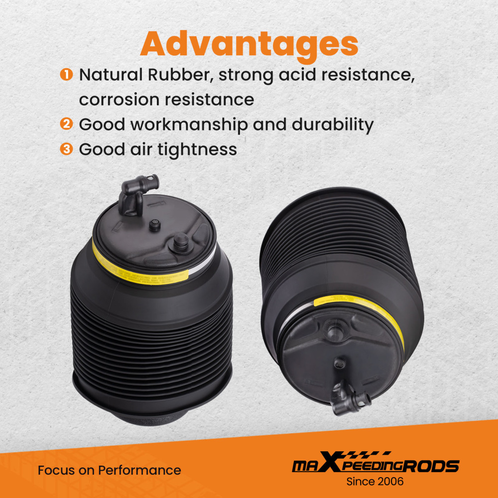 48080-35011 48080-35011 Pair Rear Air Spring Bags compatible for Toyota Landcruiser Prado