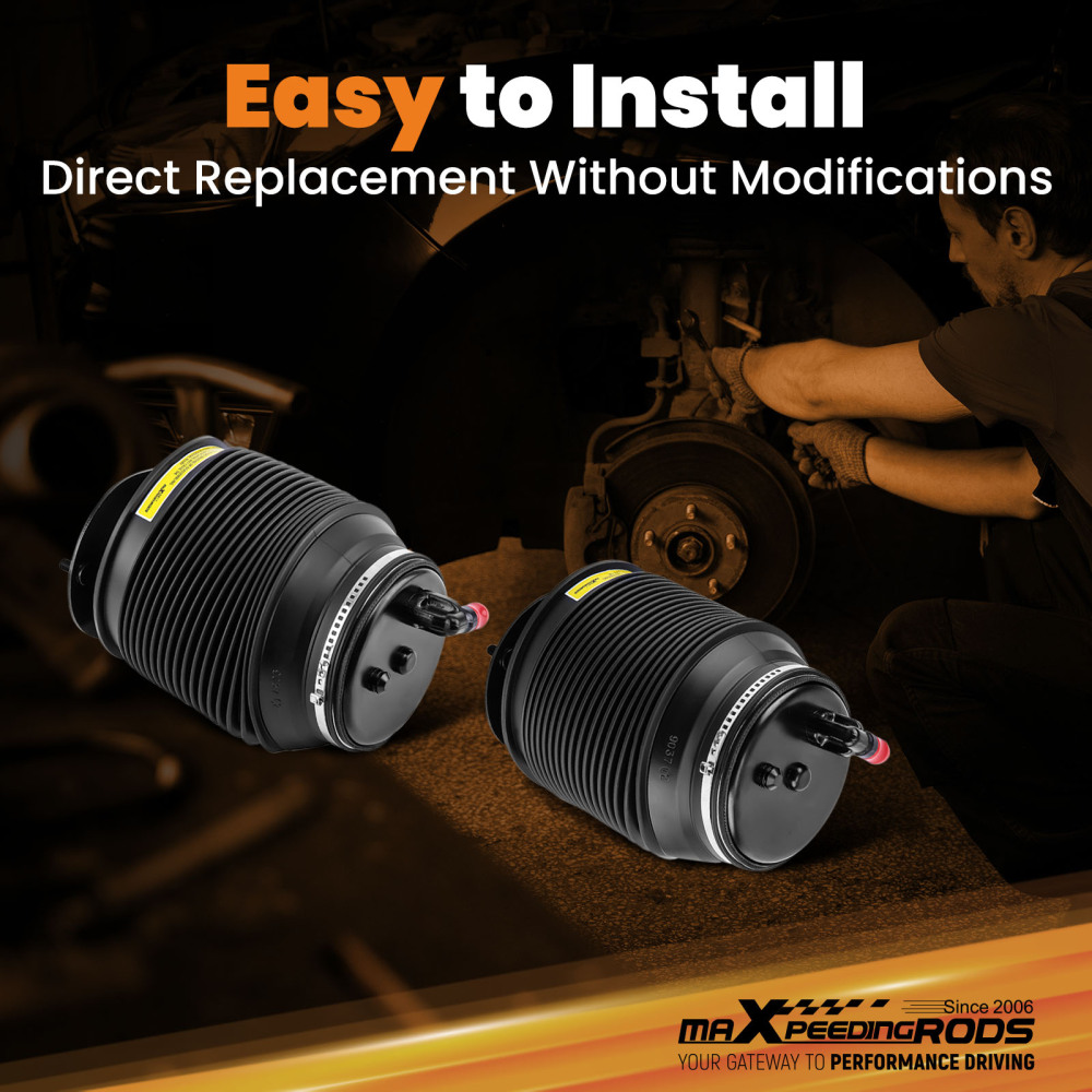 Pair Rear Air Spring Bags compatible for Toyota Landcruiser Prado J150 KDJ150 2009-2024