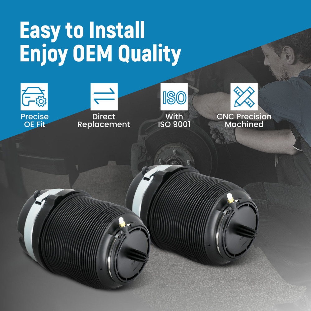 2X Bolsas de suspensión neumática trasera compatible para Audi A6 Allroad C6 4F 4F0616001J