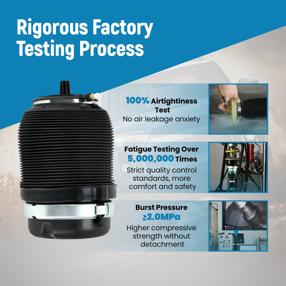 2x Sospensioni Pneumatiche Molla Aria MOLLA SOFFIETTO POSTERIORE compatibile per AUDI a6 c6