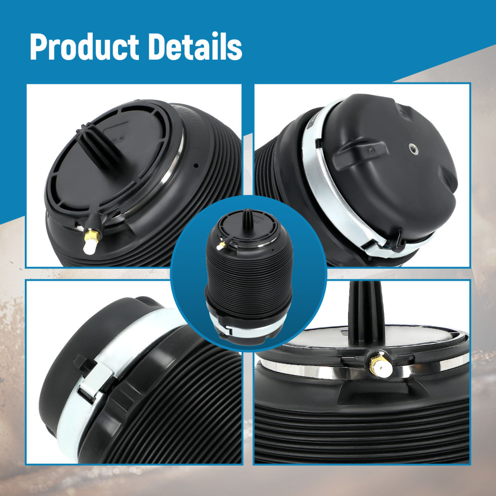 2x Sospensioni Pneumatiche Molla Aria MOLLA SOFFIETTO POSTERIORE compatibile per AUDI a6 c6