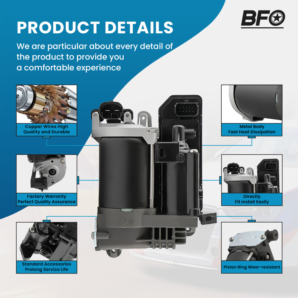 Air Suspension Sping Bag Compressor compatible for Citroen C4 Grand Picasso 06-13 5102GN