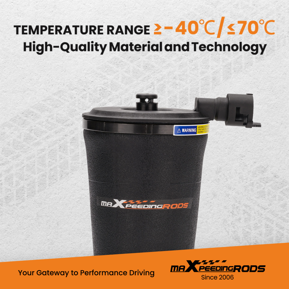 Pair Air Shock Suspension Bag Rear Left Right compatible for Lincoln Town Car 1989 - 2010