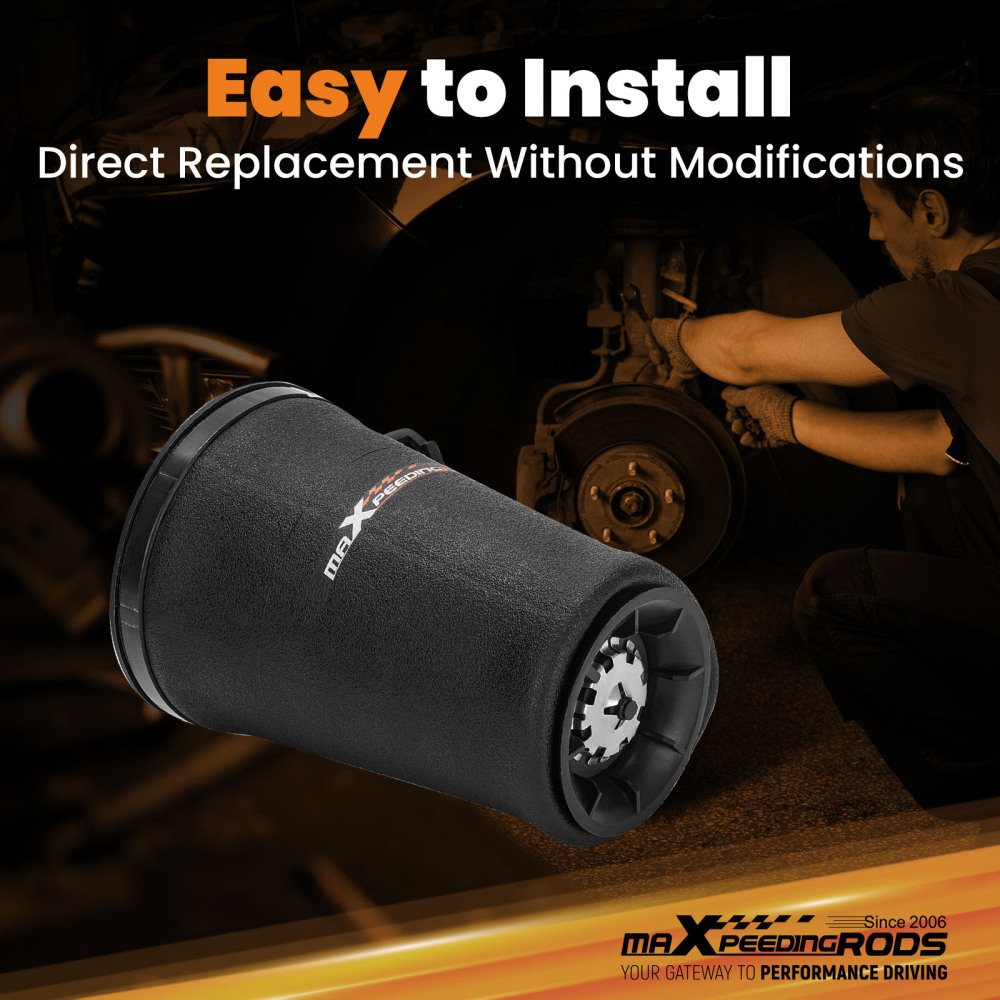 Pair Air Shock Suspension Bag Rear Left Right compatible for Lincoln Town Car 1989 - 2010