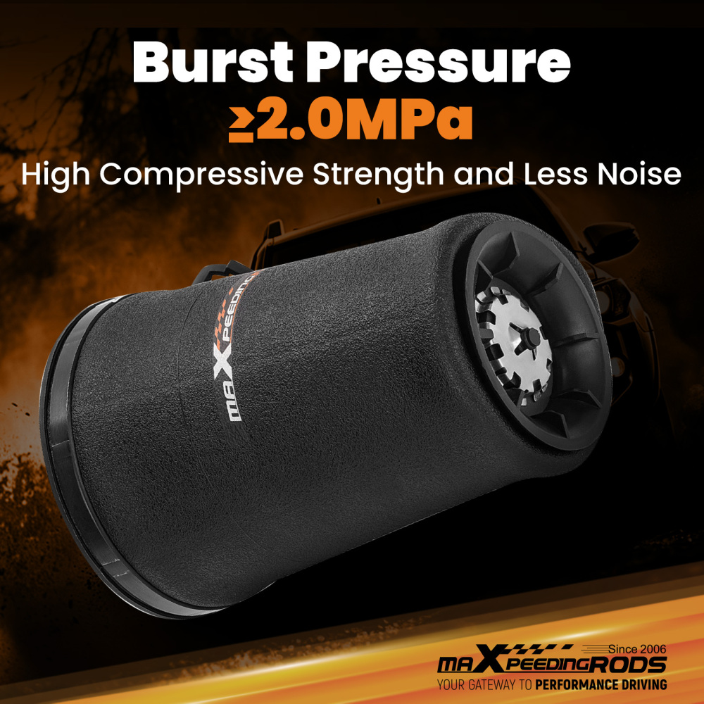 Pair Air Shock Suspension Bag Rear Left Right compatible for Lincoln Town Car 1989 - 2010