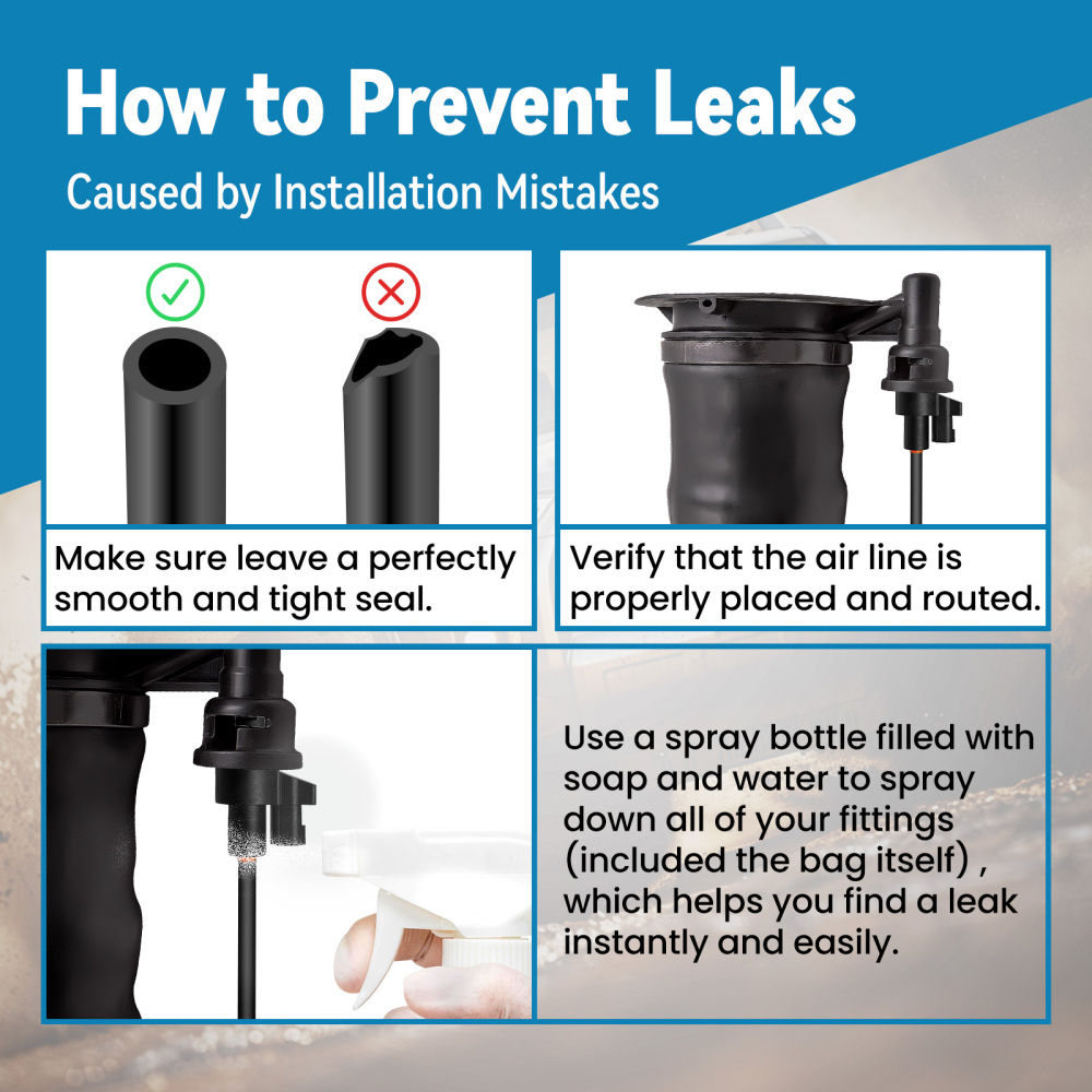 Rear Air Suspension Bellows Bag compatible for Lincoln Navigator compatible for Ford Expedition 07-13