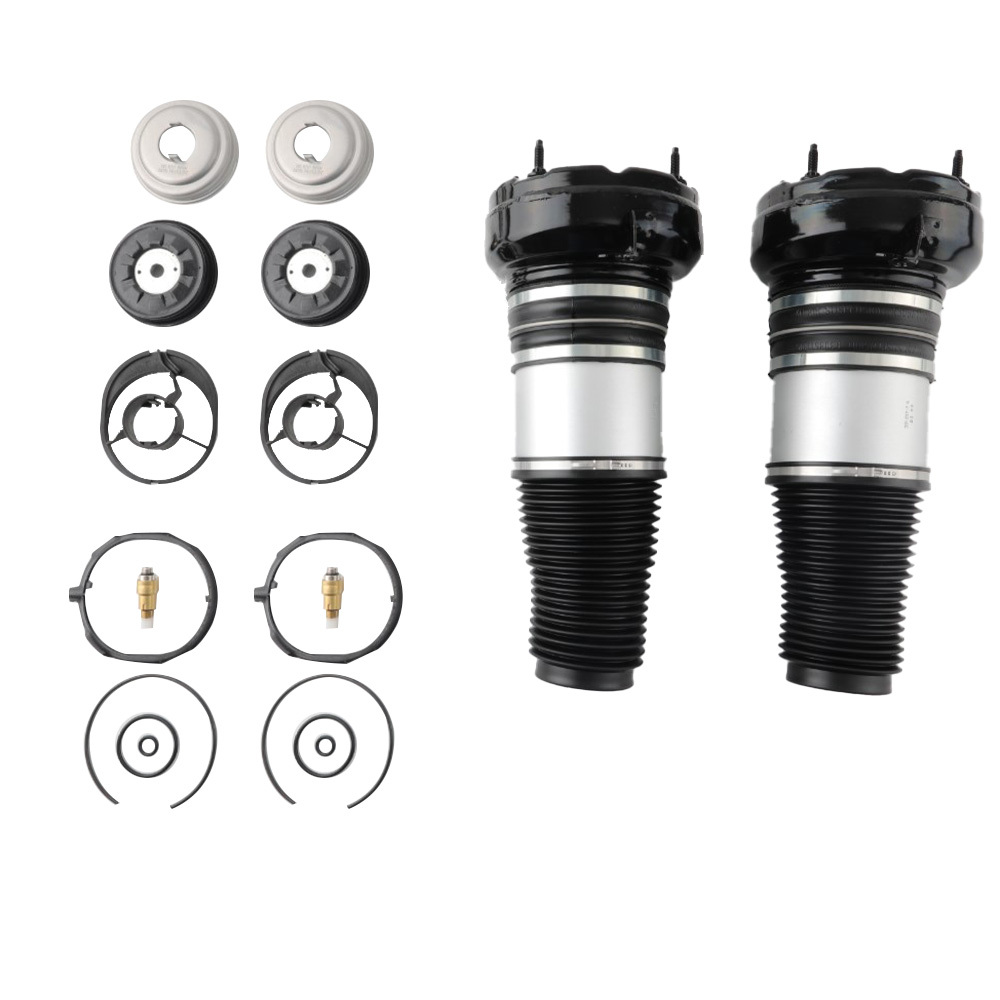 2X Front Air Suspension Spring Bag compatible for Audi A6 S6 RS6 C7 4G 2010-2018 4G0616039M