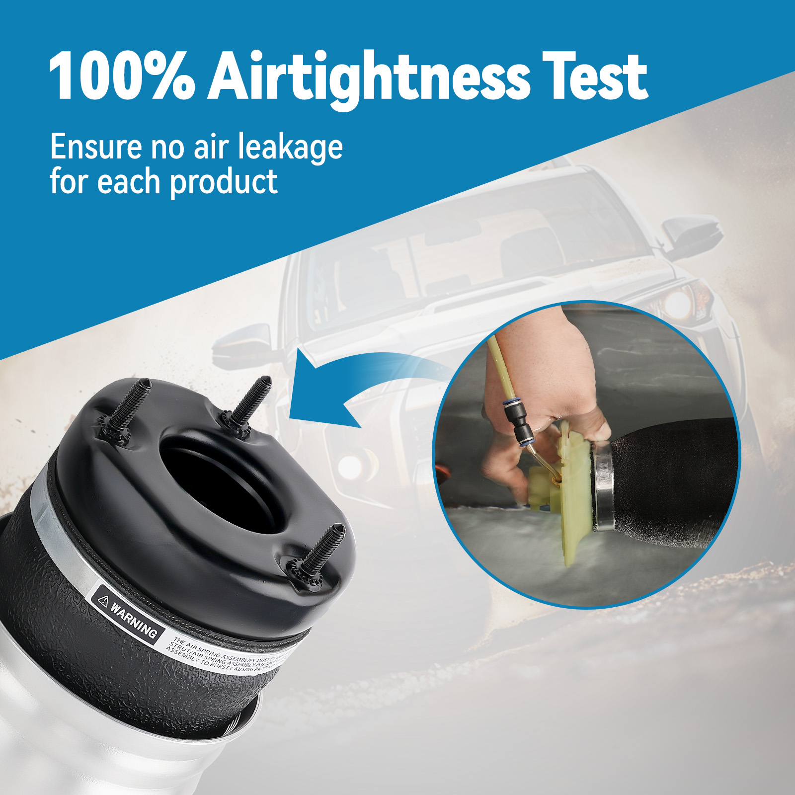 Pair Front Air Suspension Bags compatible for JEEP Grand