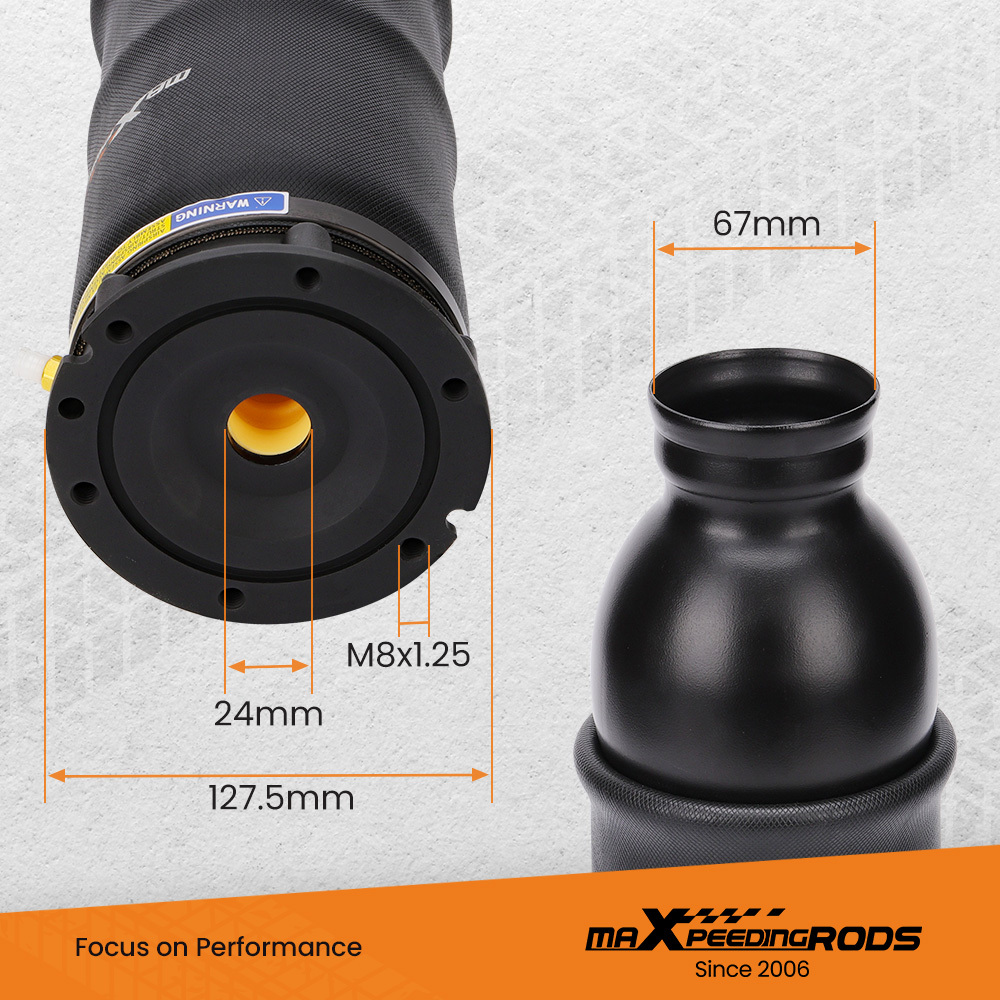 2x compatible pour Audi a6 c5 4b Allroad Luftfeder Amortisseur Suspension avant 4Z7616051B