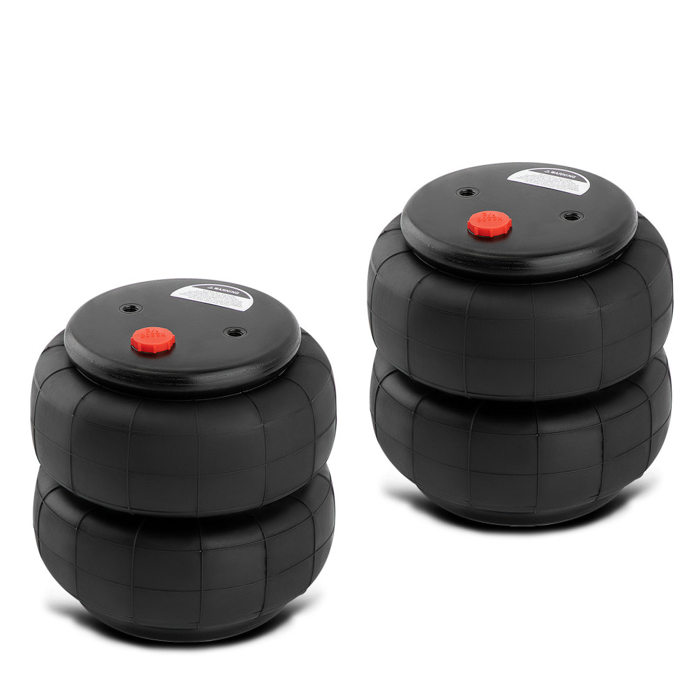 Pair Front Rear Standard 2600lbs Air Spring Suspension Bag Heavy Duty 1/2npt