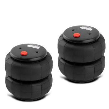 Pair Front Rear Standard 2600lbs Air Spring Suspension Bag Heavy Duty 1/2npt