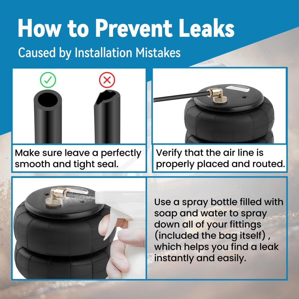 2X SAC À SUSPENSION PNEUMATIQUE 2600 LBS 1/2 