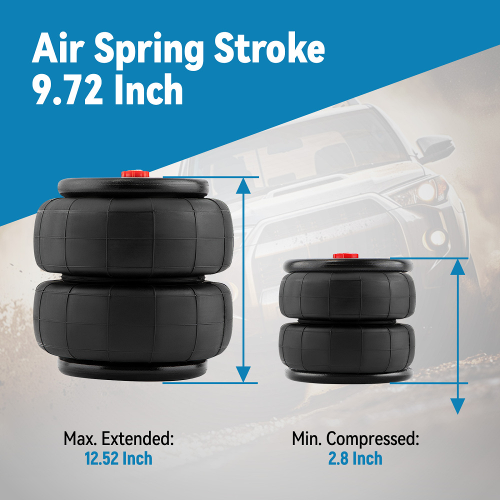 2X SAC À SUSPENSION PNEUMATIQUE 2600 LBS 1/2 