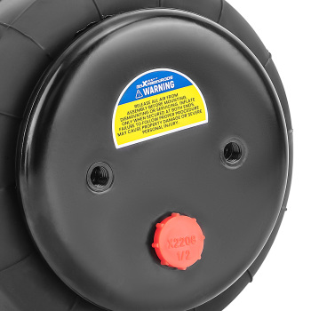 2x Universal Air Spring D2600 Bag 2600lbs compatible for GMC Silverado Compatible for Sierra 1500 SUV