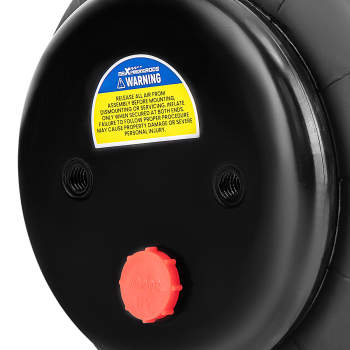 2X 2600lbs 1/2Npt Port Air Spring Universal Shock Absorber for Truck Suspension 