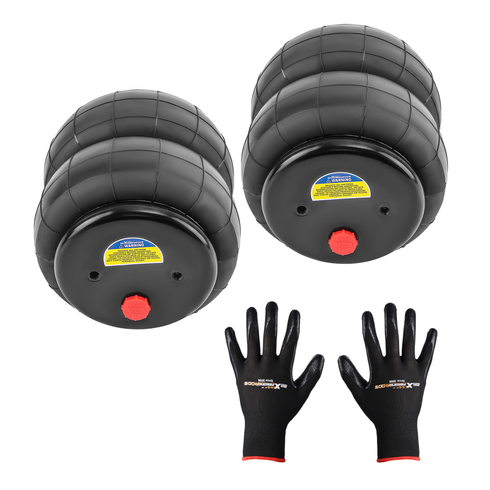 2pcs REAR Friont AIR SUSPENSION AIR SPRING BAGS 2600LBS Universal