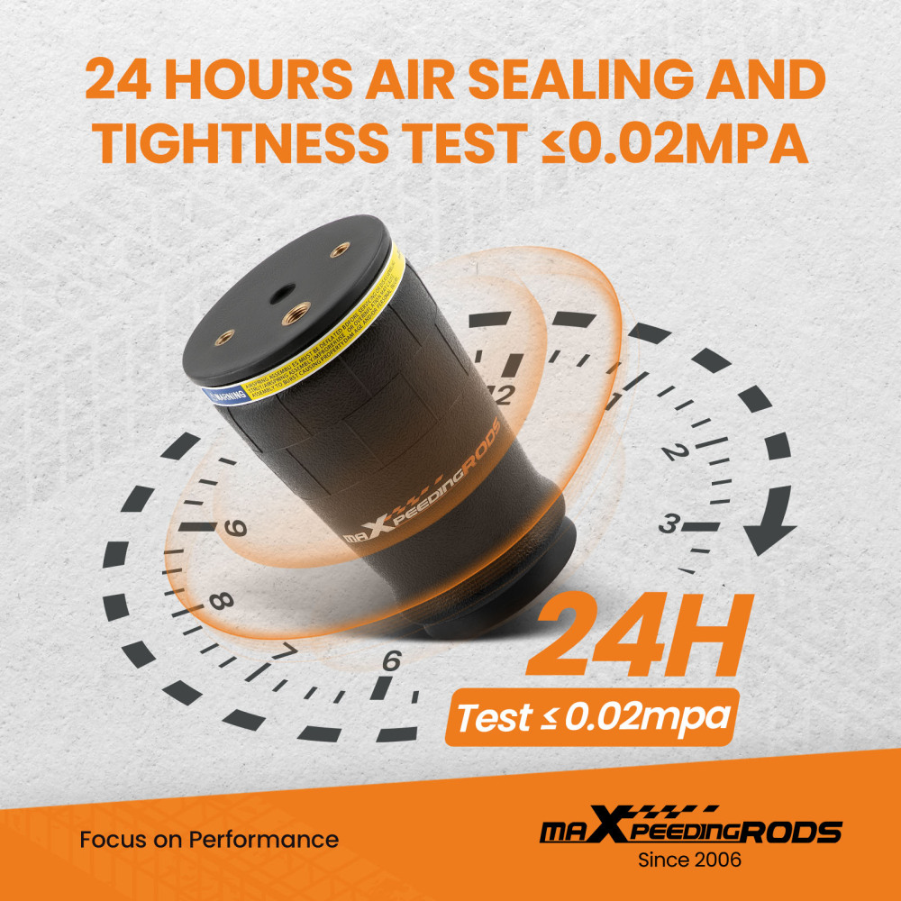 1X Heavy Duty Air Spring Bag Suspension for 1/4 NPT W21-760-9000 1500lb