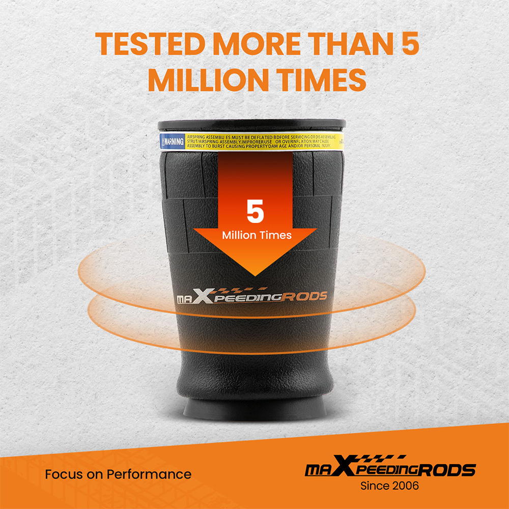 1X Heavy Duty Air Spring Bag Suspension for 1/4 NPT W21-760-9000 1500lb