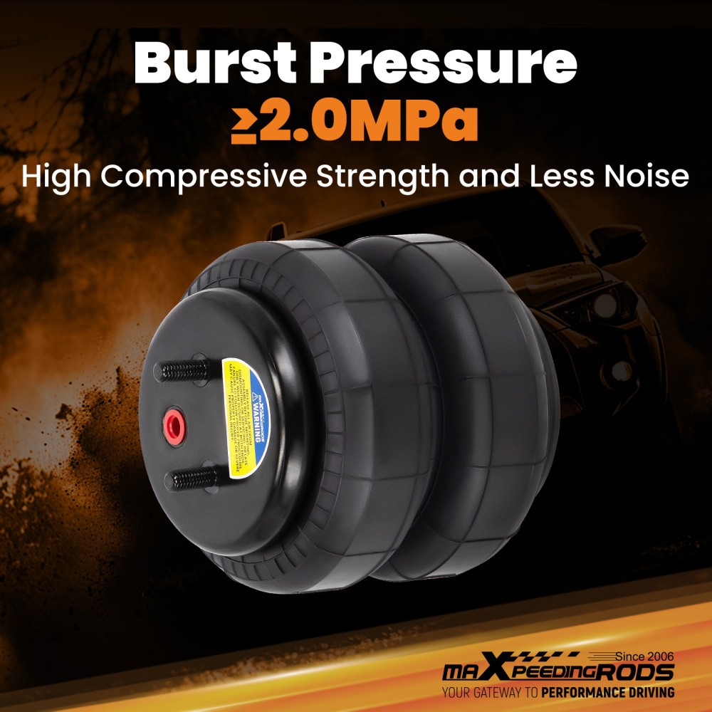 2500 LBS Universal Air Suspension Sping Bag compatible for Ford Ranger compatible for Toyota Hilux compatible for Mazda