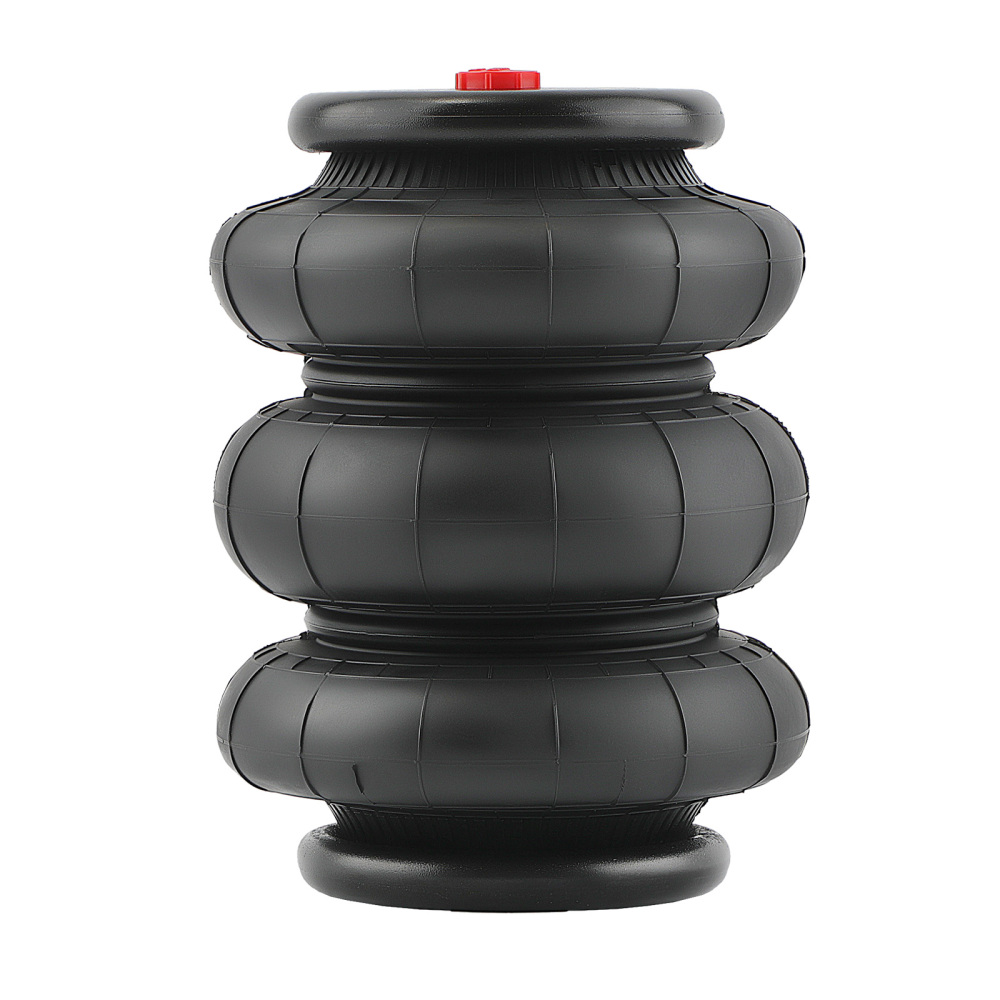2 Packs Air Ride Triple Bellow Bag 2600lb 1/2npt Single Port Heavy Duty