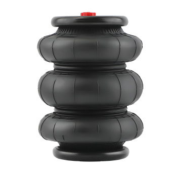2 Packs Air Ride Triple Bellow Bag 2600lb 1/2npt Single Port Heavy Duty