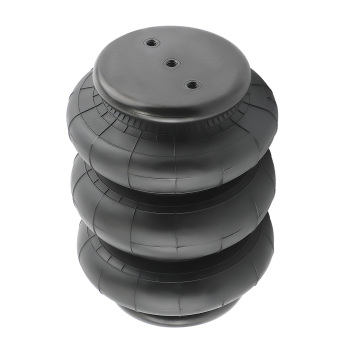 2 Packs Air Ride Triple Bellow Bag 2600lb 1/2npt Single Port Heavy Duty