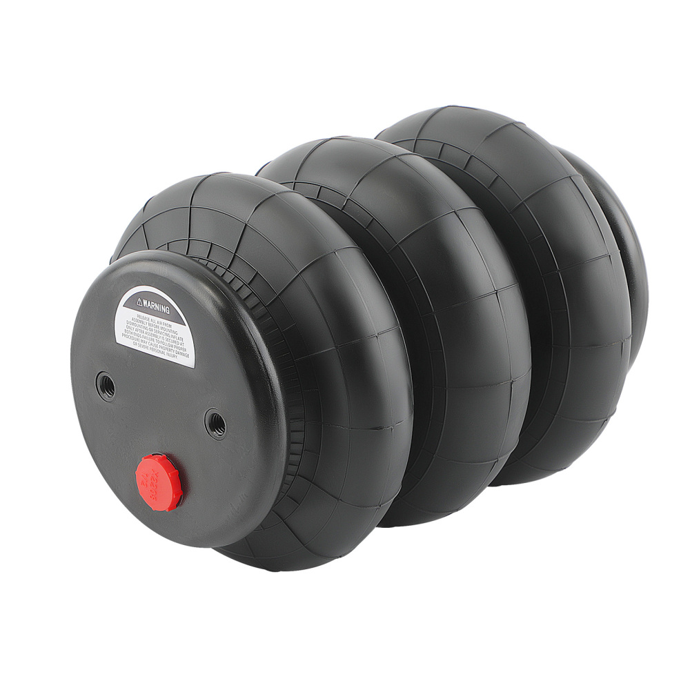 2x Suspension pneumatique Standard 2600lbs 1/2-14NPT Sac triple Lourds Camion